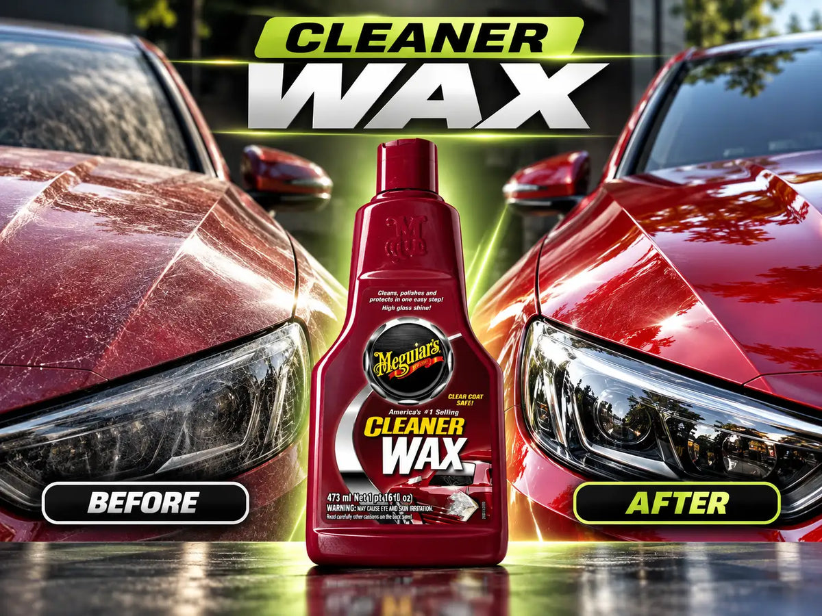 Meguiar's Cleaner Wax Liquid 473ml | Car Wax & Polish | Asad Auto