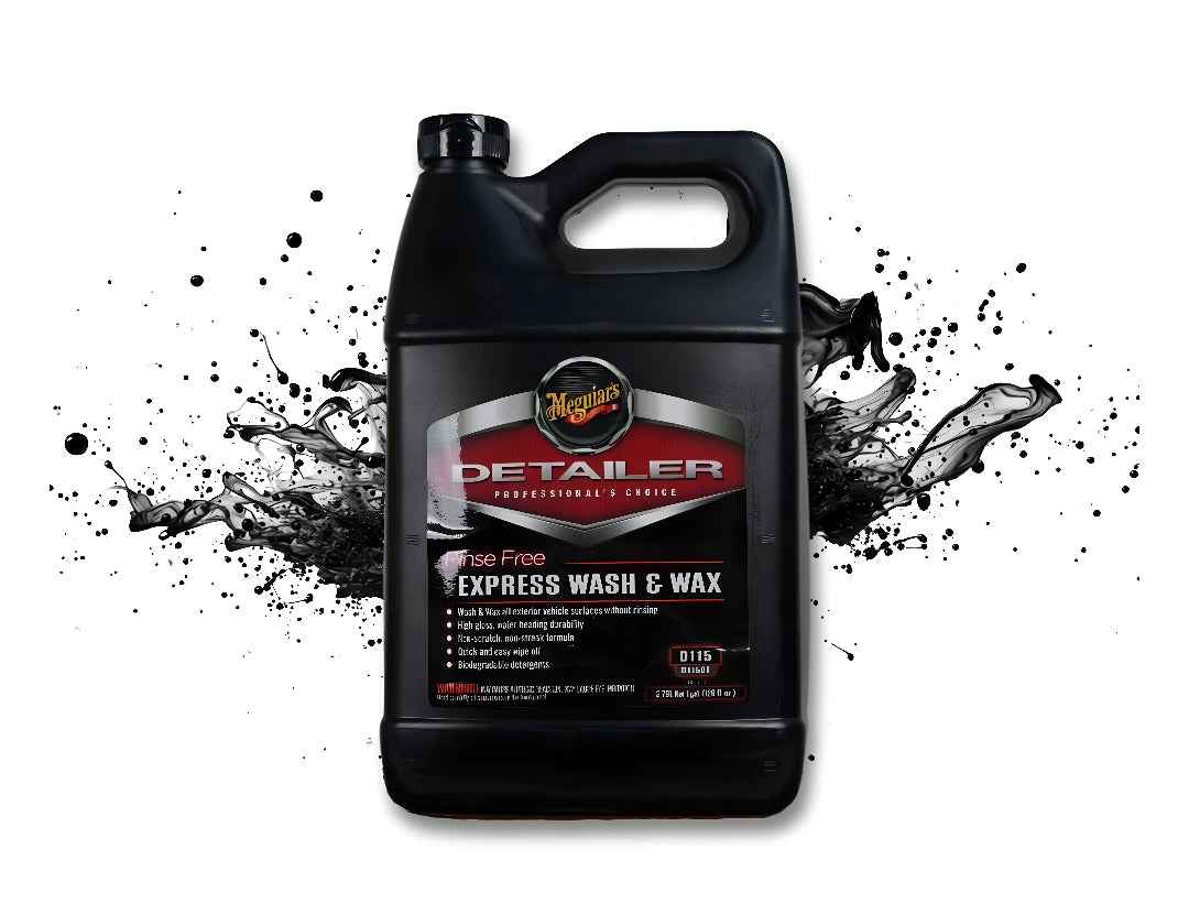 Meguiar’s Detailer Rinse Free Express Wash & Wax D115 – 3790ml