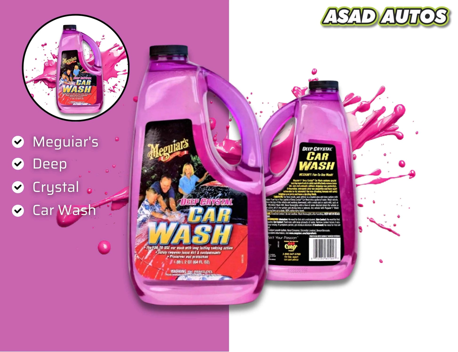 Meguiar’s Deep Crystal Car Wash 1890ml
