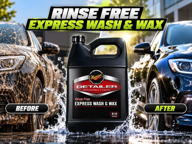 Meguiar’s Detailer Rinse Free Express Wash & Wax D115 – 3790ml