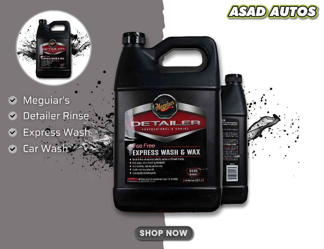 Meguiar’s Detailer Rinse Free Express Wash & Wax D115 – 3790ml