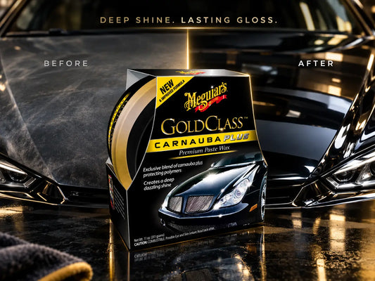 Meguiar’s Gold Class Carnauba Plus Premium Paste Wax G7014J – 11oz Ultimate Deep Shine