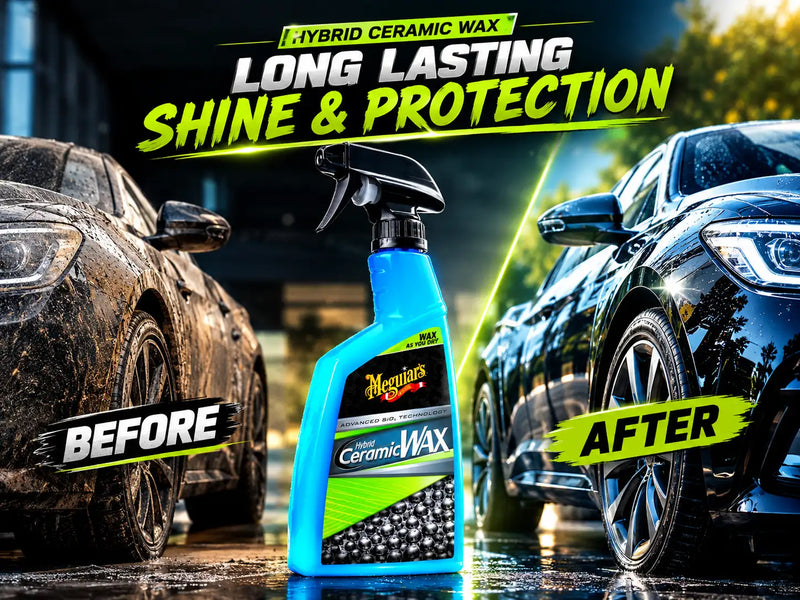 Meguiar's Hybrid Ceramic Wax – Easy to Use Ceramic Wax Protection - G190526, 26 oz
