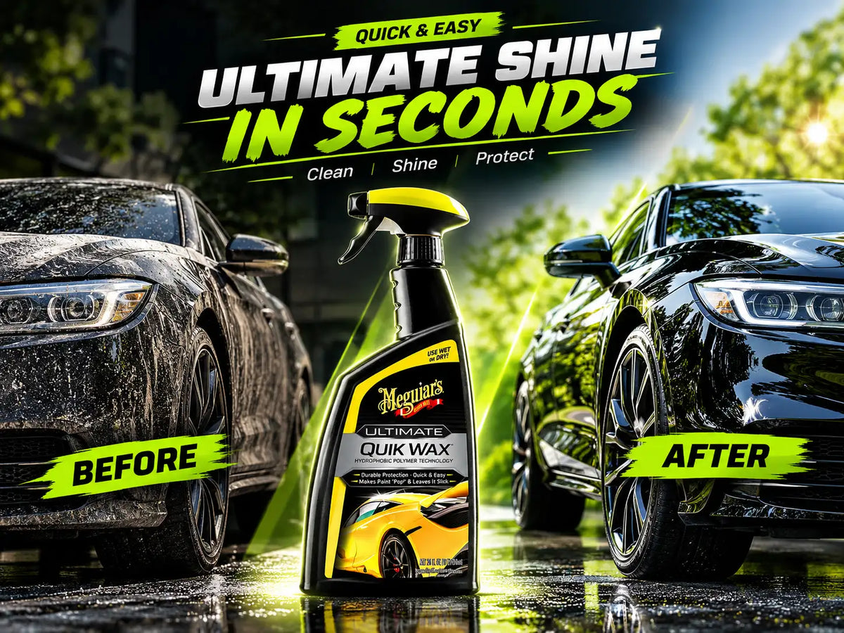 Meguiar’s Ultimate Quick Wax – Premium Car Wax Spray for Long-Lasting Shine