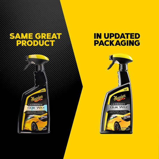 Meguiar’s Ultimate Quick Wax Spray Bottle for Car Shine & Protection