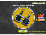 Metal Key Cover For MG Comet EV – Premium 3-Button Smart Key Protection