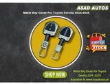 Metal Key Cover For Toyota Corolla 2014–2026 – 2 Button Smart Key Case