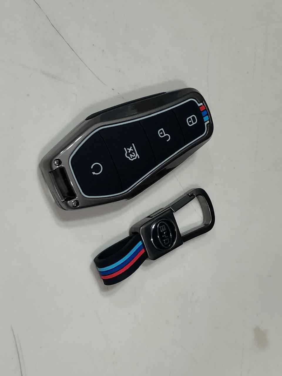 Metal Key Cover for BYD – Stylish Zinc Alloy Key Protection Case