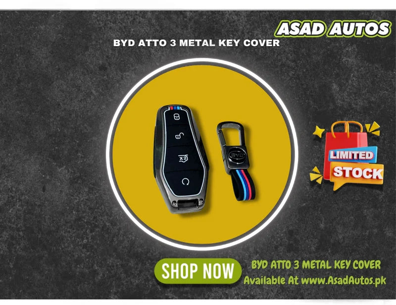 
Metal Key Cover for BYD – Stylish Zinc Alloy Key Protection Case
