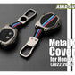 Metal Key Cover for Honda City (2022-2024) – Durable 3-Button Key Protector
