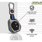 Metal Key Cover for Honda City (2022-2024) – Durable 3-Button Key Protector
