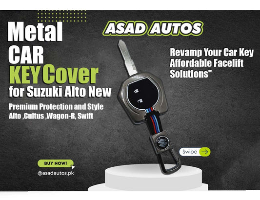 Metal Key Cover for Suzuki Alto New 2014-2026 – Premium Protection and Style