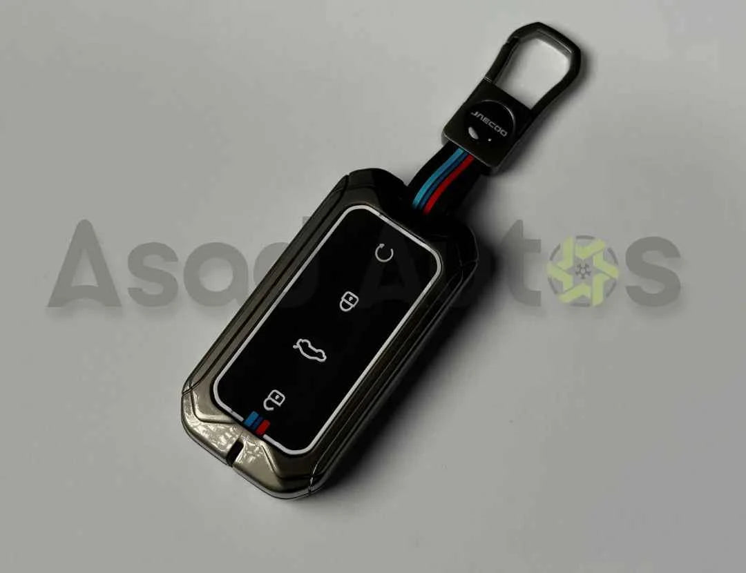 Zinc Metal Key Case / Cover Protector for Jaecoo J5 2025–2026 | Premium Smart Key Cover with Keychain