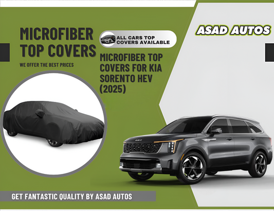 Microfiber Top Covers for Kia Sorento HEV (2025) – Premium Dust & Heat Protection