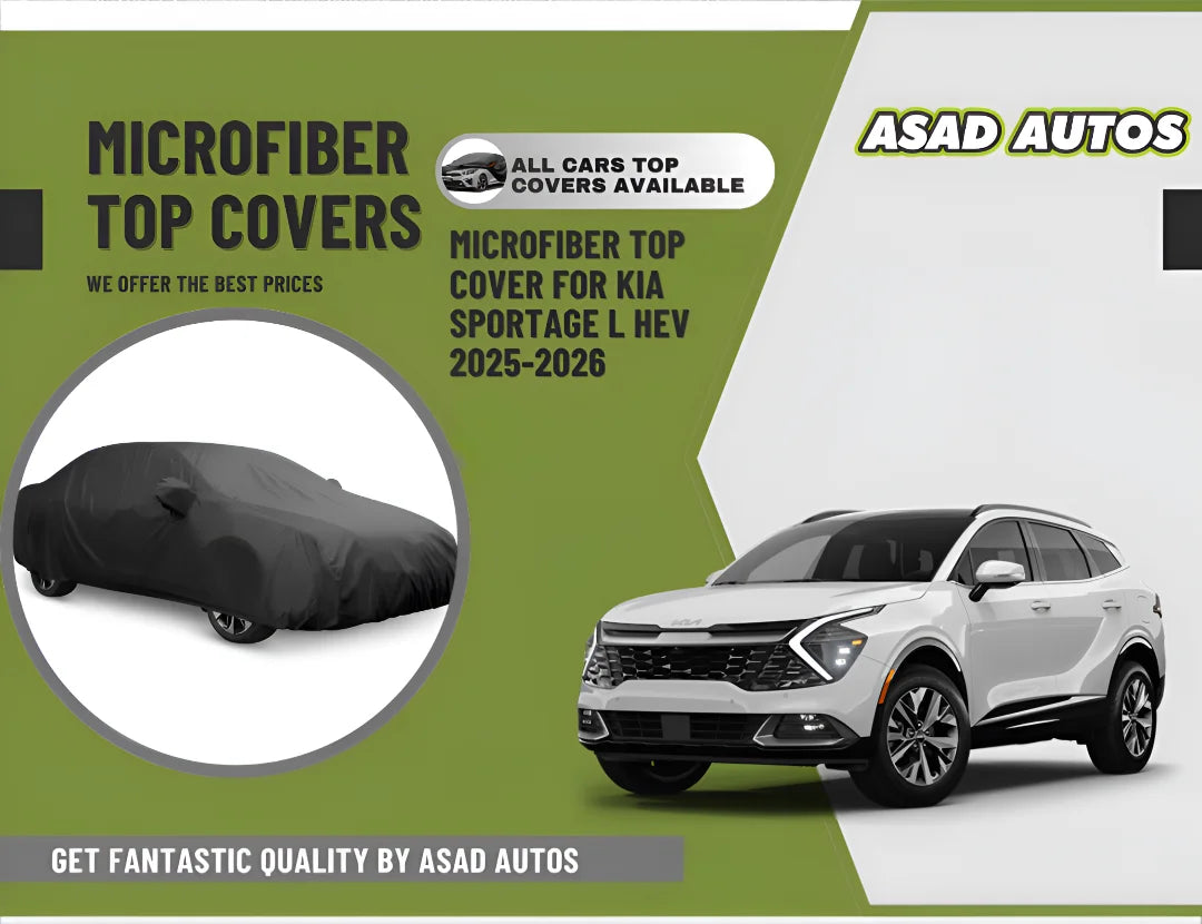 Microfiber Top Cover for Kia Sportage L HEV 2025–2026 – Premium Dustproof & Weather Protection Car Cover