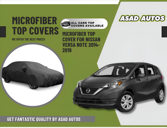 Microfiber Top Cover for Nissan Versa Note 2014–2019 – Custom Fit Roof Cover

