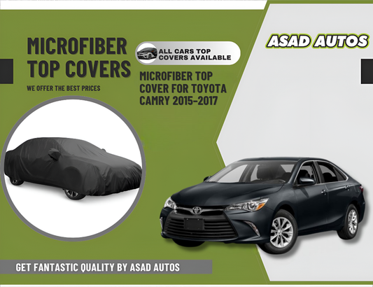 Microfiber Top Cover for Toyota Camry 2015–2017 – Roof and Windshield Protection

