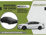 Microfiber Top Cover for Toyota Camry 2018–2024 – Custom Fit Roof Protection

