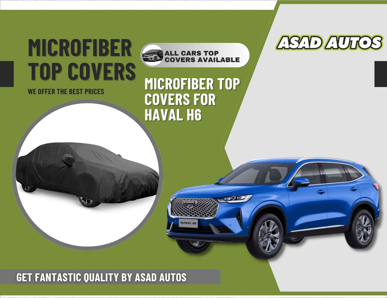 Microfiber Top Covers for Haval H6 – Premium Comfort & Stylish Protection