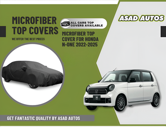 Microfiber top cover for Honda N-One 2022-2025 with UV and heat resistant protection