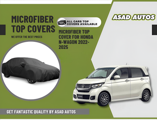 Microfiber top cover for Honda N-Wagon 2022-2025 with UV and heat resistant protection