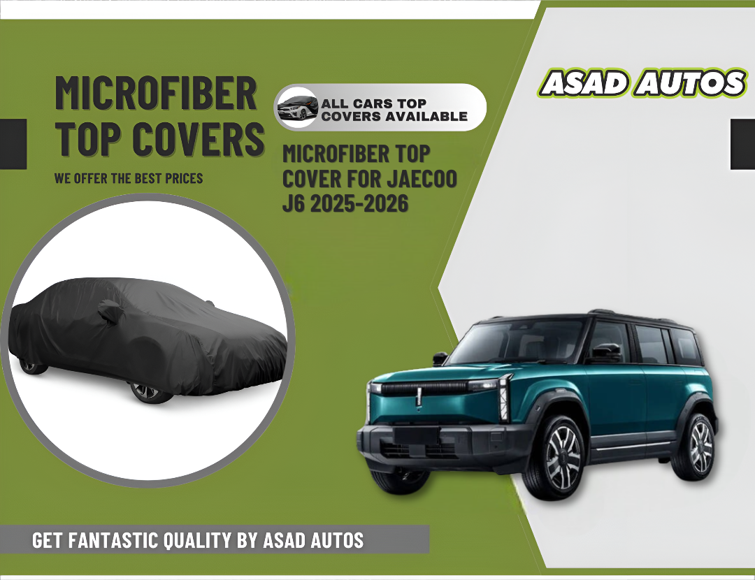 Microfiber top cover for Jaecoo J6 2025-2026 with UV and heat resistant dashboard protection