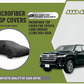 Microfiber top cover for Toyota Land Cruiser LC300 2021-2025 installed for UV and heat protection