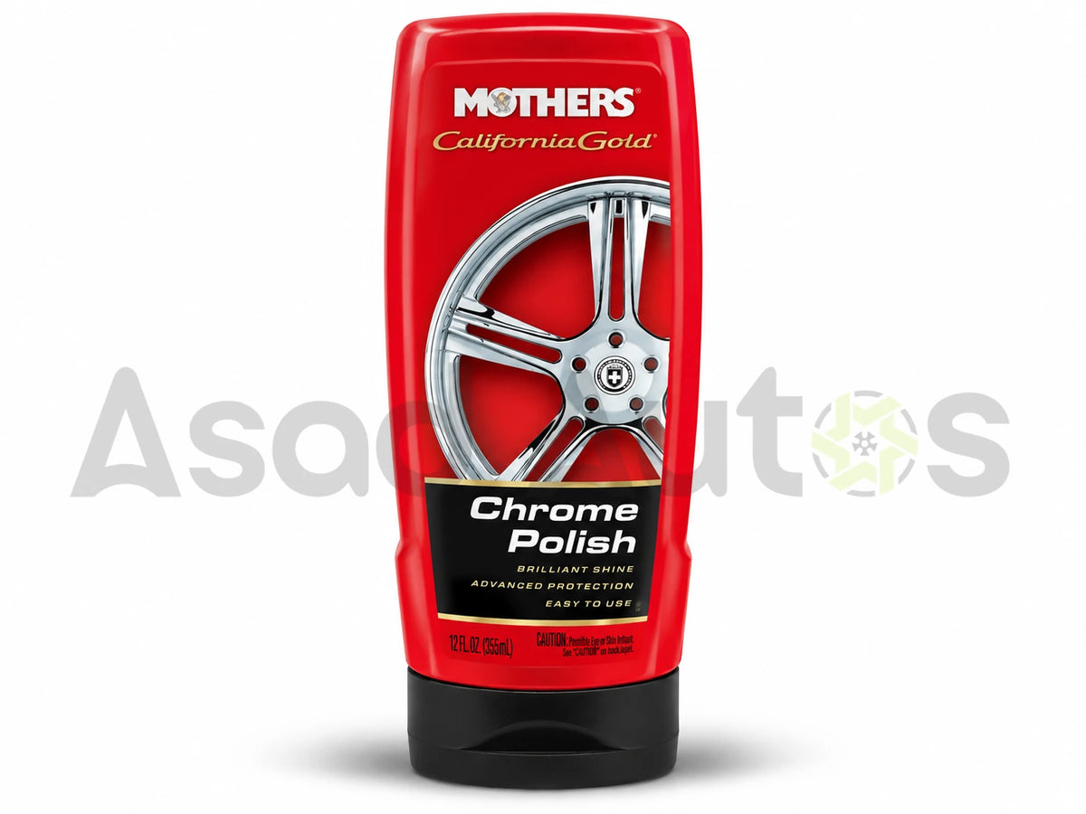 Mothers California Gold Chrome Polish 355ml chrome cleaner and polish