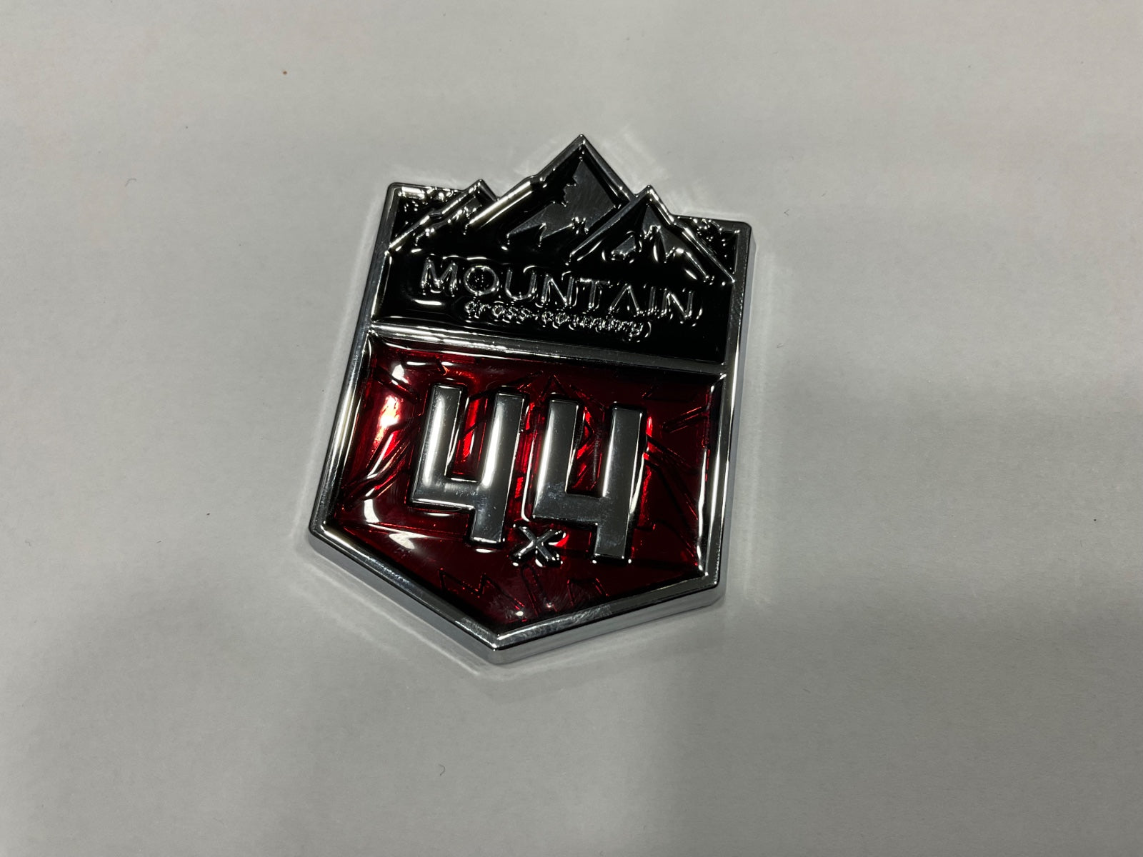 Mountain 4x4 Emblem Badge – Off-Road Logo for SUV or Truck

