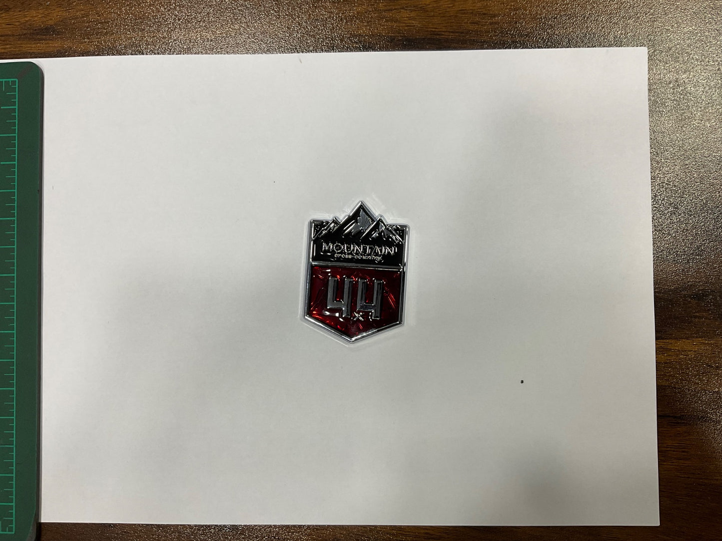 Mountain 4x4 Emblem Badge – Off-Road Logo for SUV or Truck

