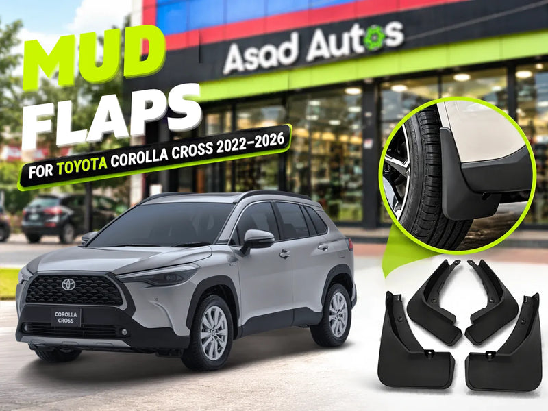 Mud Flaps Guard Front and Rear 4-PC Set for Toyota Corolla Cross (2022-2024)