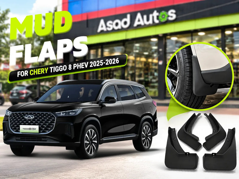 Mud Flaps for Chery Tiggo 8 PHEV 2025-2026 — Custom-Fit Splash Guards Set