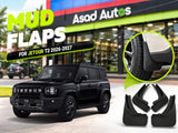 Mud Flaps for Jetour T2 2026–2027 front and rear splash guards.