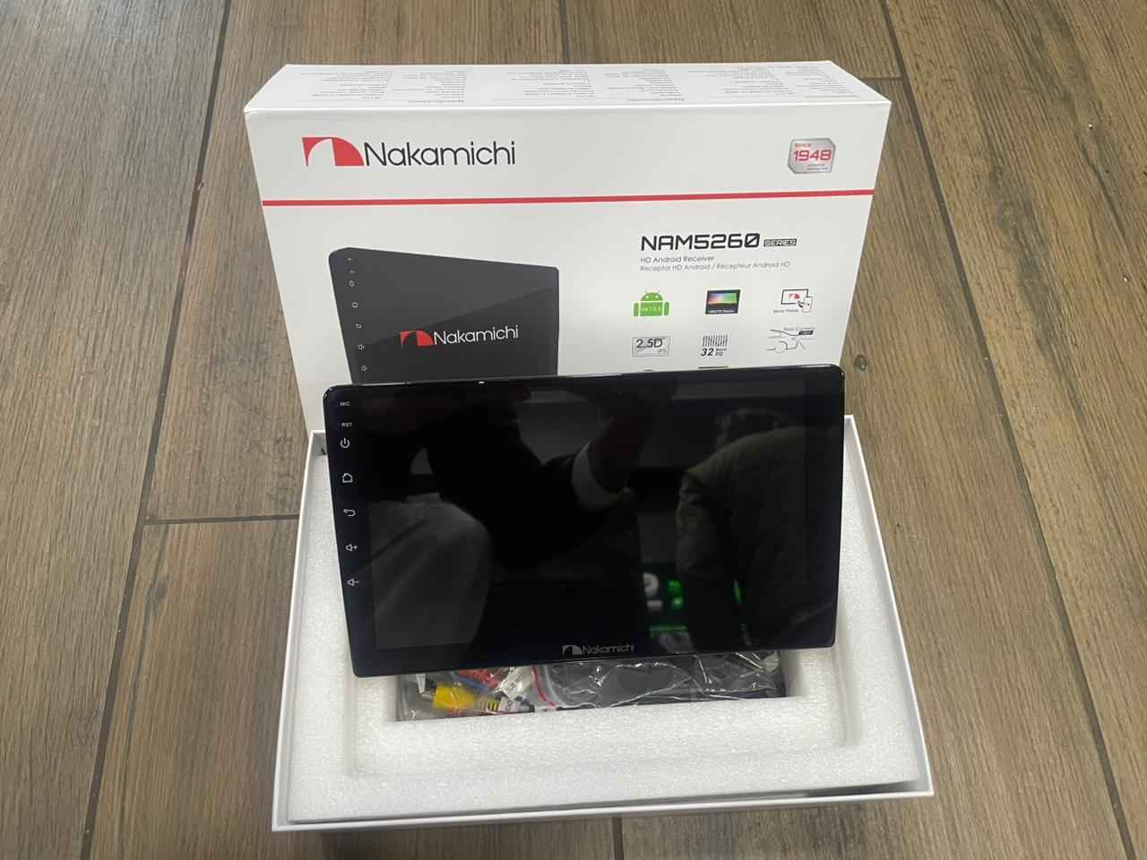 Nakamichi Model 5260 Android Car Multimedia Panel 4GB RAM 64GB ROM with Wireless CarPlay & Android Auto