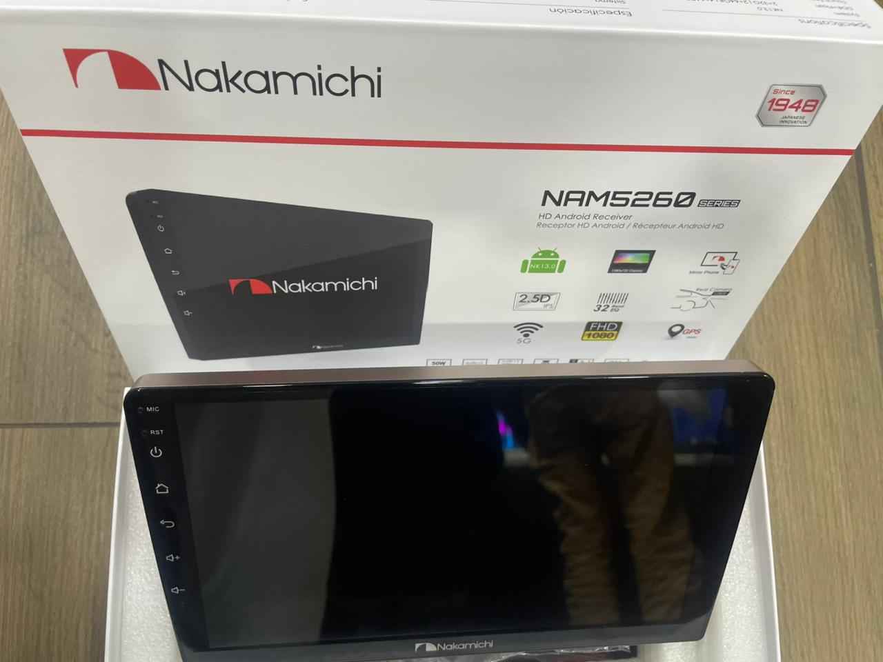 Nakamichi Model 5260 Android Car Multimedia Panel 4GB RAM 64GB ROM with Wireless CarPlay & Android Auto