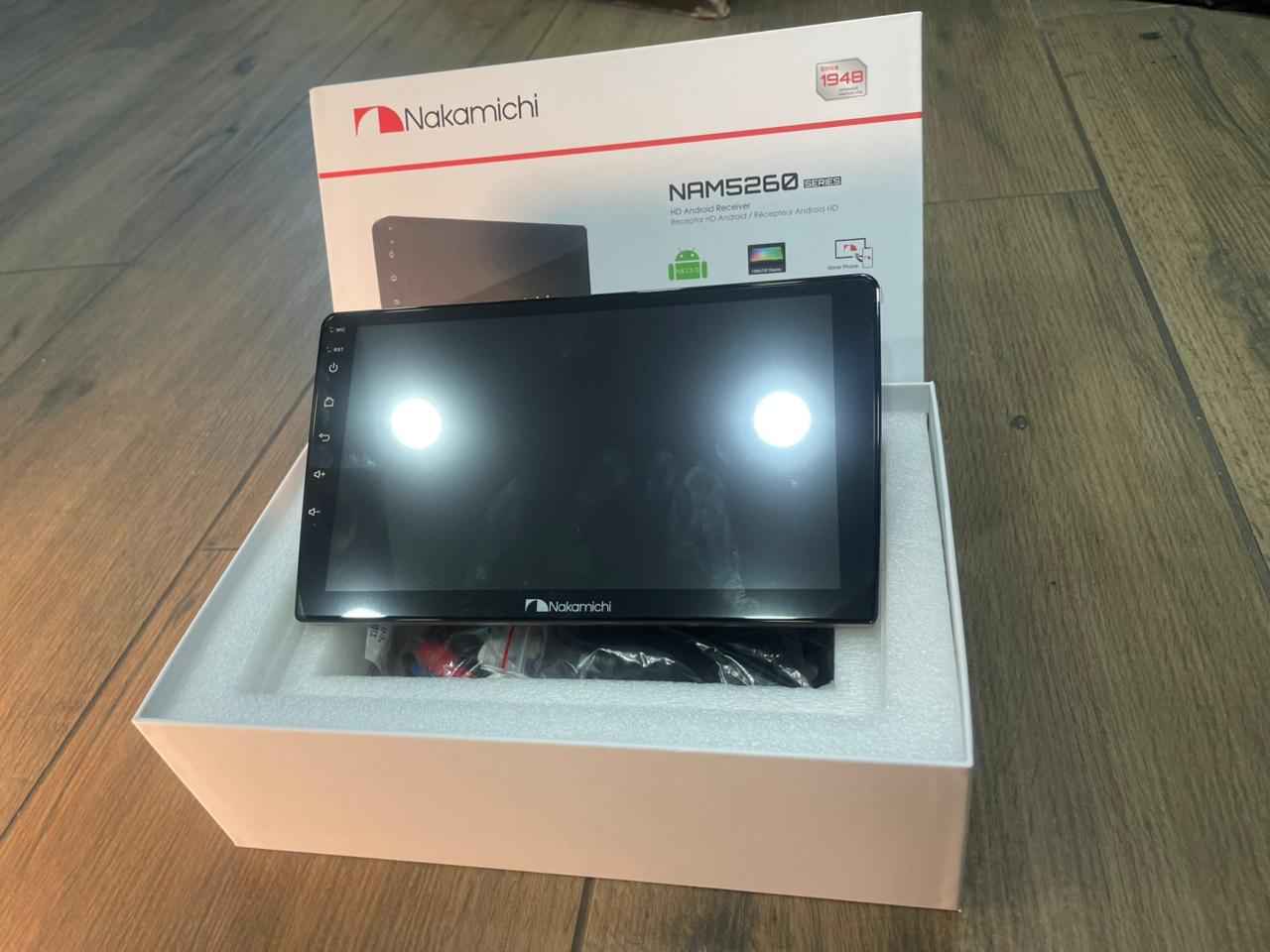 Nakamichi Model 5260 Android Car Multimedia Panel 4GB RAM 64GB ROM with Wireless CarPlay & Android Auto