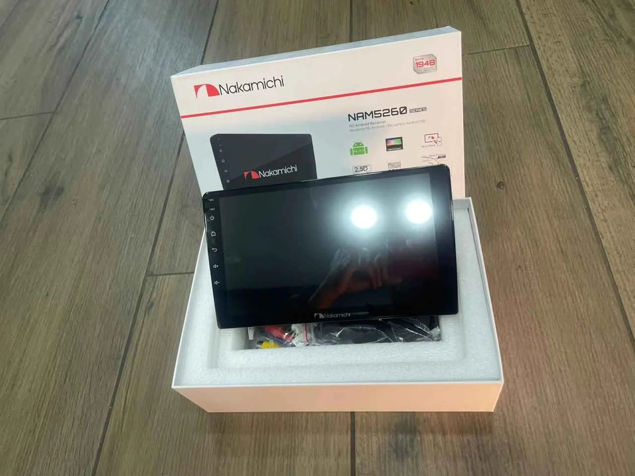 Nakamichi Model 5260 Android Car Multimedia Panel 4GB RAM 64GB ROM with Wireless CarPlay & Android Auto