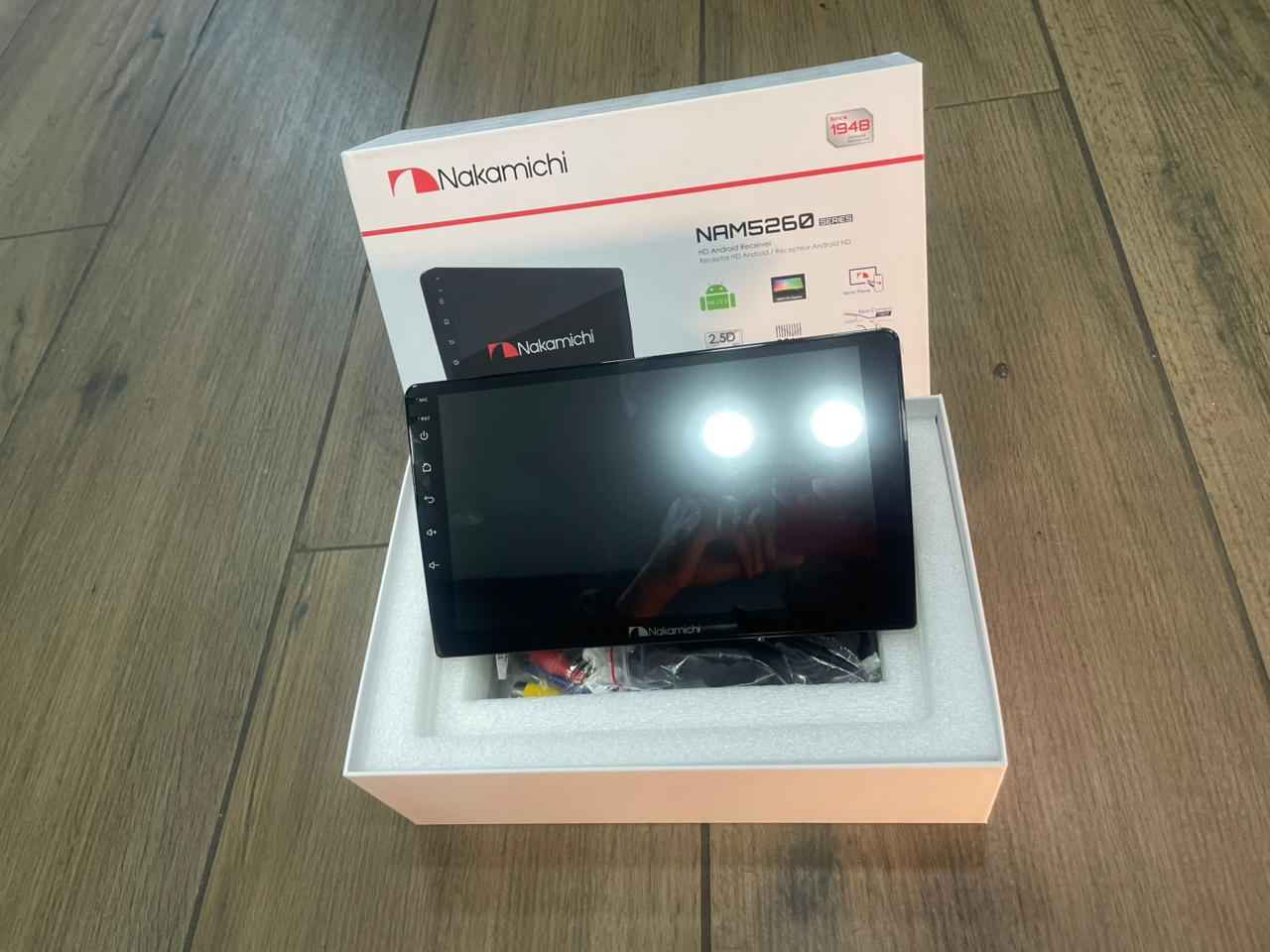 Nakamichi Model 5260 Android Car Multimedia Panel 4GB RAM 64GB ROM with Wireless CarPlay & Android Auto