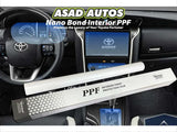 Nano Bond Interior PPF for Toyota Fortuner – Provides superior protection against scratches and stains, ensuring a long-lasting fresh and clean interior for your vehicle.