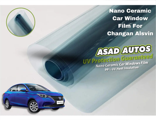 Nano Ceramic UV Film for Changan Alsvin – Premium Heat and UV Protection Window Tint
