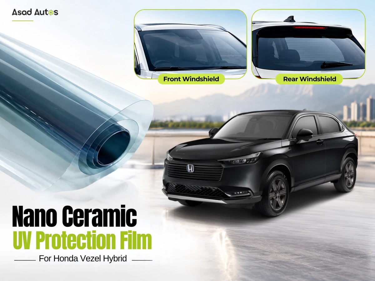 Nano Ceramic UV Protection Film For Honda Vezel Hybrid HR-V 2022–2025
