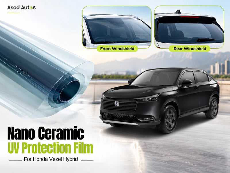 Nano Ceramic UV Protection Film For Honda Vezel Hybrid HR-V 2022–2025