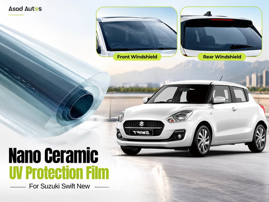 Nano Ceramic UV Protection Film For Suzuki New Swift 2017-2026