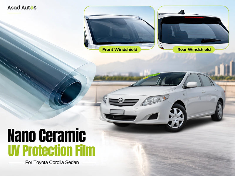 Nano Ceramic UV Protection Film For Toyota Corolla Sedan 2009–2013