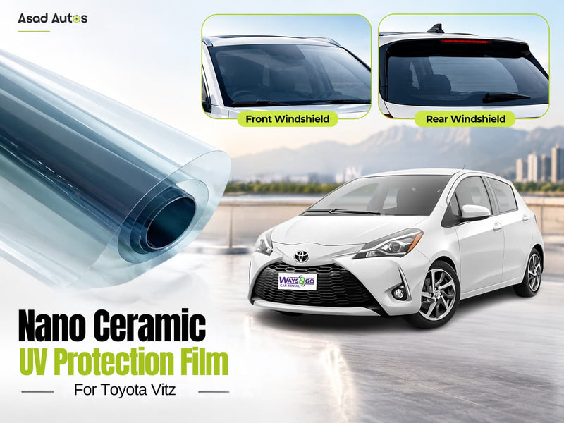 Nano Ceramic UV Protection Film For Toyota Vitz 2010–2025