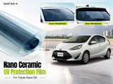 Nano Ceramic UV Protection Film for Toyota Aqua 2010–2025