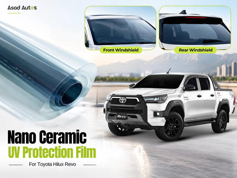 Nano Ceramic UV Protection Film for Toyota Hilux Revo 2015–2025