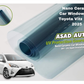 Nano Ceramic UV Protection Film for Toyota Vitz 2010–2025 – UV & Heat Shield

