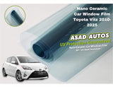 Nano Ceramic UV Protection Film for Toyota Vitz 2010–2025 – UV & Heat Shield

