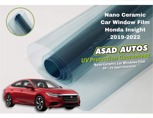 Nano Ceramic UV Protection Film on Honda Insight 2019–2022 Side Windows

